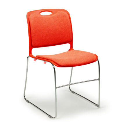 Maestro chair Upholstery seat with fabric- Red