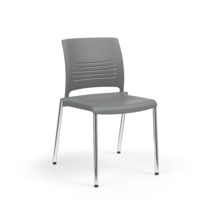 Strive chair Poly Seat & back-Gray